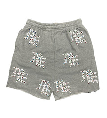 Mixed Emotion ME Logo Fleece Shorts Grey