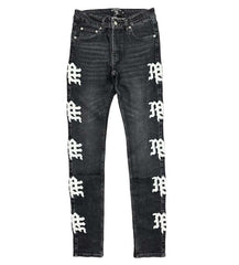 Mixed Emotions Monogram Denim Black Wash