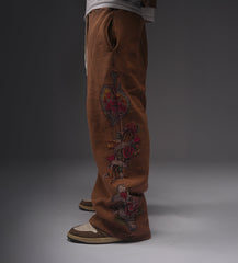 Righteous Risen King Sweatpants Brown