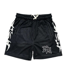 Mixed Emotion Lightning Shorts Black