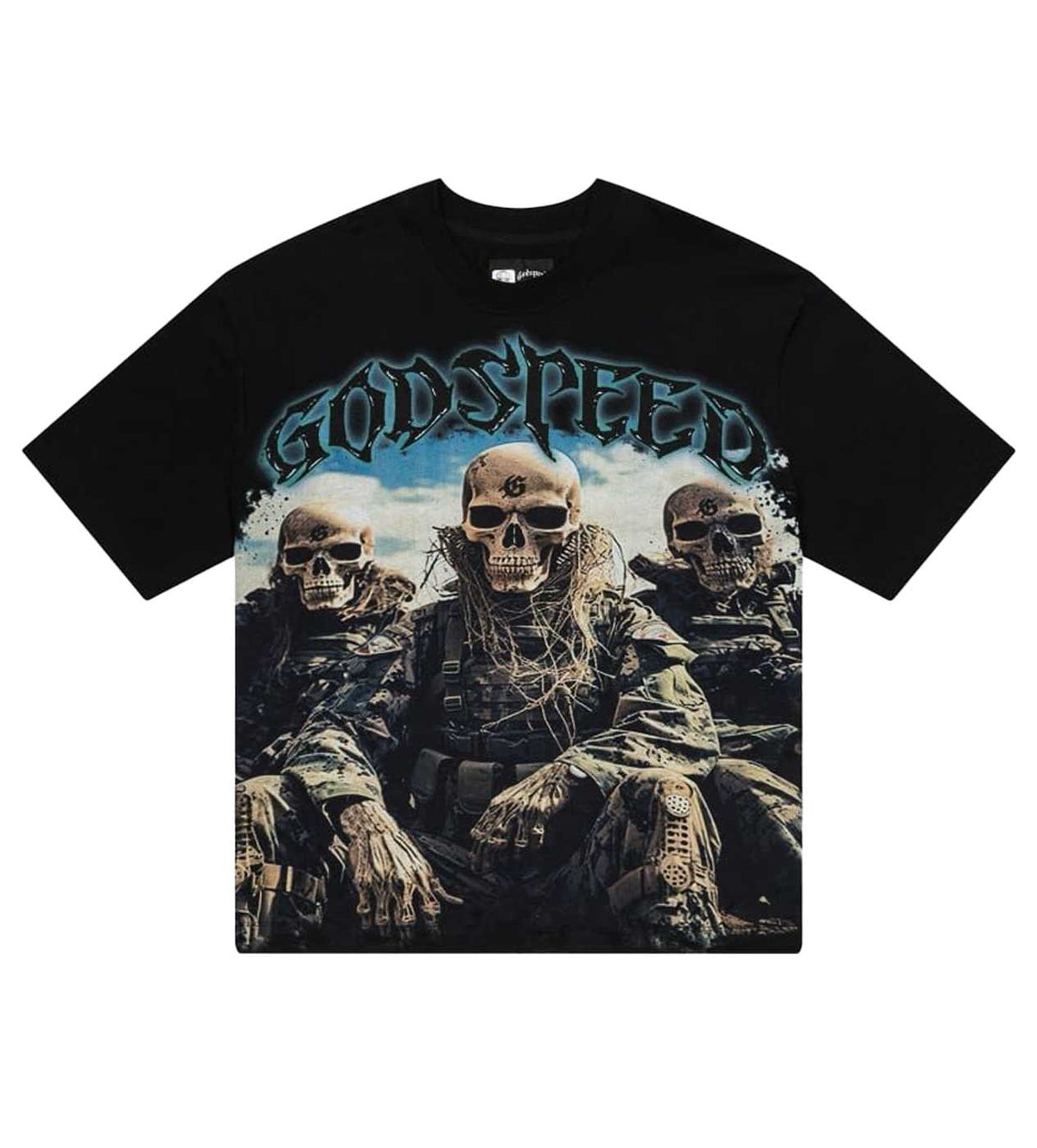 Godspeed Squadron Tee Black