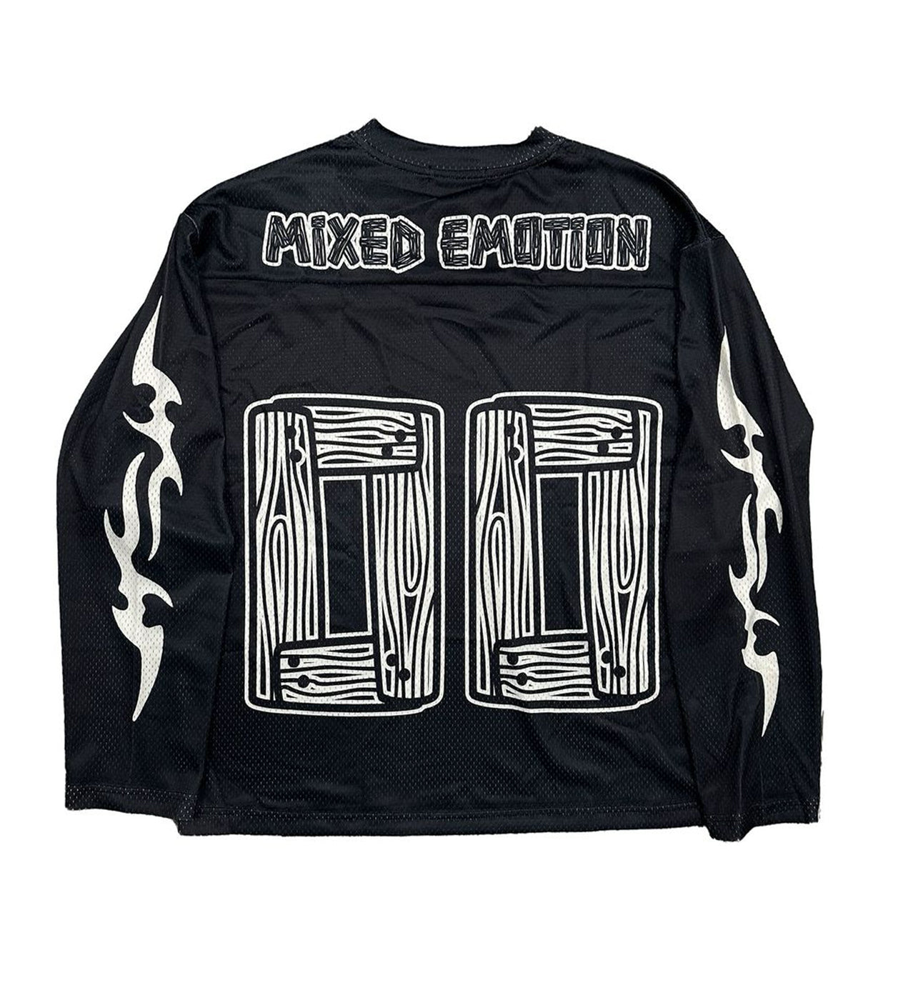 Mixed Emotions Oversized Lightning Jersey Black